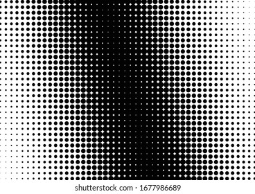 Dots Background. Black and White Overlay. Grunge Pattern. Points Texture. Vector illustration