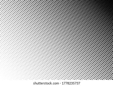 Dots Background. Black and White Overlay. Grunge Pattern. Vintage Backdrop. Vector illustration