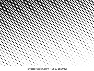 Dots Background. Black and White Overlay. Halftone Monochrome Texture. Pop-art Pattern. Vector illustration