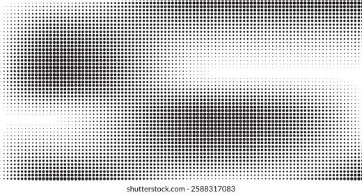 Dots Background. Black and White Overlay. Halftone Pattern. Vector illustration. modern