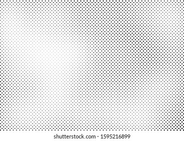 Dots Background. Black and White Pattern. Fade Monochrome Texture. Modern Backdrop. Vector illustration