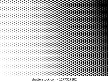 Dots Background. Black and White Vintage Backdrop. Fade Distressed Pattern. Abstract Texture. Vector illustration