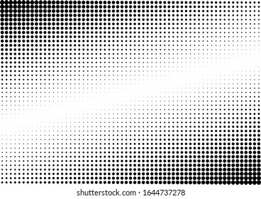Fondo de puntos. Fondo con problemas. Superposición abstracta. Textura de degradado pop-art. Ilustración del vector