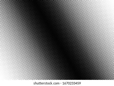 Fondo de puntos. Fondo con problemas. Superposición monocromática gruesa. Textura moderna de semitono. Ilustración del vector