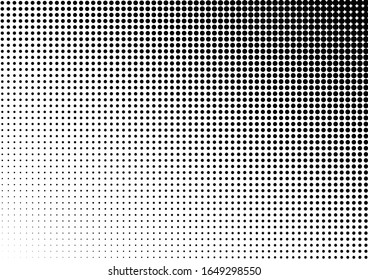 Fondo de puntos. Fondo con problemas. Patrón Vintage pop-art. Textura abstracta monocroma. Ilustración del vector
