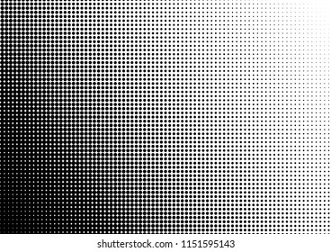 Dots Background. Distressed Black and White Overlay. Vintage Pattern. Monochrome Backdrop. Vector illustration