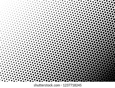 Dots Background. Distressed Black and White Pattern. Fade Monochrome Overlay. Points Vintage Texture. Vector illustration