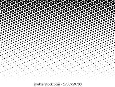 Dots Background. Distressed Black and White Pattern. Grunge Backdrop. Halftone Texture. Vector illustration
