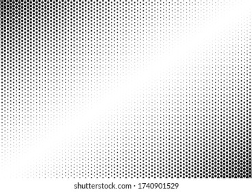 Dots Background. Distressed Gradient Pattern. Halftone Grunge Backdrop. Pop-art Texture. Vector illustration