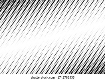 Punkte Hintergrund. Halftone-Hintergrund gestört. Vintage Muster. Grunge Overlay. Vektor-Abbildung