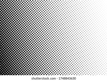 Fondo de puntos. Sobrecarga moderna y angustiada. Textura de degradado. Grunge Pop-art Backdrop. Ilustración del vector