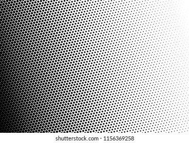 Dots Background. Distressed Modern Pattern. Gradient Grunge Backdrop. Black and White Overlay. Vector illustration