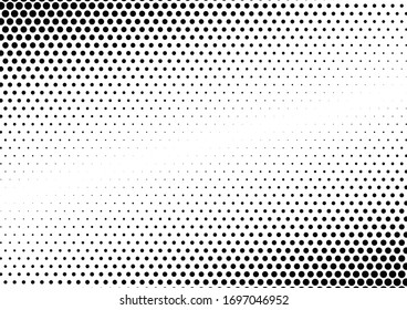 Dots Background. Distressed Overlay. Abstract Backdrop. Black and White Pop-art Pattern. Vector illustration