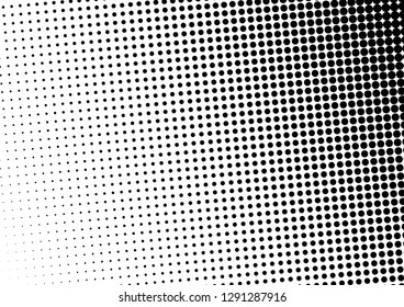 Dots Background. Distressed Overlay. Black and White Pattern. Grunge Texture. Vector illustration