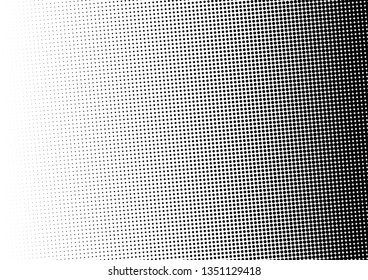Dots Background. Distressed Overlay. Black and White Backdrop. Modern Texture. Vector illustration