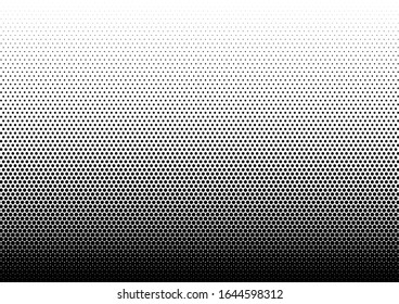 Fondo de puntos. Patrón con problemas. Fondo de degradado pop-art. Superposición monocroma. Ilustración del vector
