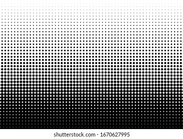 Dots Background. Distressed Texture. Gradient Pop-art Pattern. Points Grunge Backdrop. Vector illustration