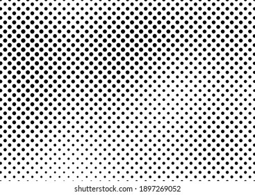Dots Background. Distressed Texture. Grunge Gradient Overlay. Abstract Pop-art Pattern. Vector illustration