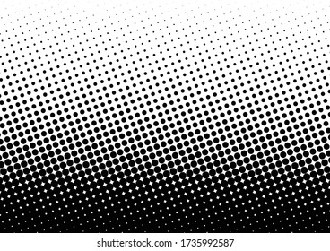 Dots Background. Distressed Texture. Pop-art Pattern. Black and White Overlay. Vector illustration