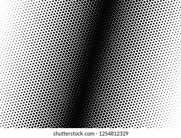 Dots Background. Fade Distressed Backdrop. Abstract Overlay. Points Gradient Texture. Vector illustration