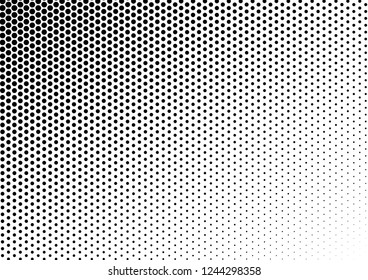 Dots Background. Fade Distressed Pattern. Modern Texture. Black and White Overlay. Vector illustration