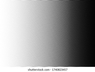 Fondo de puntos. Fondo Monocromo Fundido. Textura de época. Patrón de puntos pop-art. Ilustración del vector