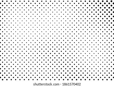 Fondo de puntos. Patrón monocromo falso. Sobreposición de semitono Grunge. Fondo de degradado abstracto. Ilustración del vector
