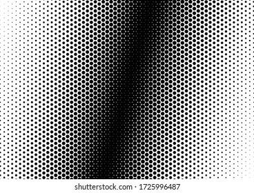 Dots Background. Fade Monochrome Texture. Gradient Pop-art Backdrop. Halftone Pattern. Vector illustration