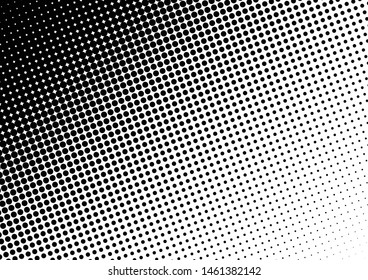 Dots Background. Fade Overlay. Points Abstract Texture. Grunge Backdrop. Vector illustration