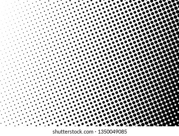 Dots Background. Fade Pattern. Abstract Gradient Backdrop. Modern Black and White Overlay. Vector illustration