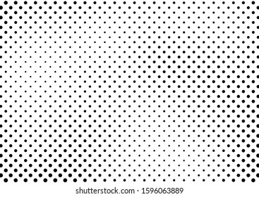 Dots Background. Fade Pop-art Backdrop. Points Grunge Pattern. Modern Abstract Overlay. Vector illustration