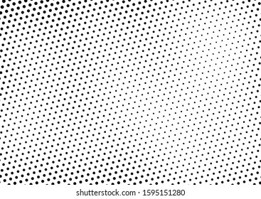 Dots Background. Fade Texture. Pop-art Pattern. Grunge Backdrop. Vector illustration