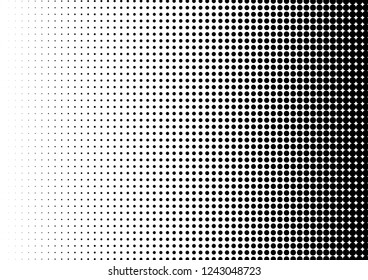 Dots Background. Fade Vintage Pattern. Gradient Overlay. Grunge Halftone Texture. Vector illustration