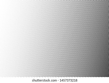 Dots Background. Fade Vintage Texture. Distressed Pattern. Black and White Monochrome Backdrop. Vector illustration