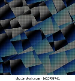 Dots background. Geometric abstract pattern in low poly style. Small circles background.