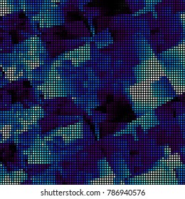 Dots background. Geometric abstract pattern in low poly style. Small circles background.