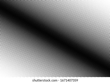 Dots Background. Gradient Black and White Pattern. Grunge Fade Backdrop. Abstract Points Texture. Vector illustration