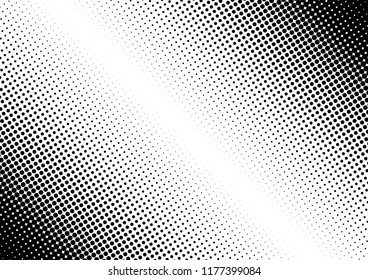 Dots Background. Gradient Fade Overlay. Distressed Black and White Pattern. Modern Texture. Vector illustration