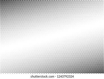 Dots Background. Gradient Modern Overlay. Black and White Pop-art Texture. Abstract Pattern. Vector illustration