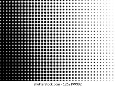 Dots Background. Gradient Pattern. Halftone Overlay. Abstract Monochrome Texture. Vector illustration