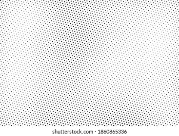 Dots Background. Grunge Abstract Pattern. Point pattern Backdrop. Pop-art Monochrome Overlay. Vector illustration