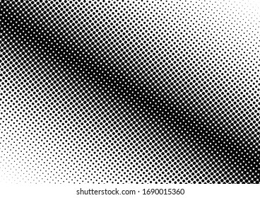 Dots Background. Grunge Backdrop. Distressed Pop-art Overlay. Halftone Gradient Pattern. Vector illustration