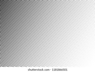 Dots Background. Grunge Fade Backdrop. Pop-art Halftone Overlay. Points Monochrome Pattern. Vector illustration