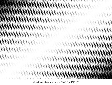 Dots Background. Grunge Gradient Overlay. Vintage Texture. Black and White Backdrop. Vector illustration