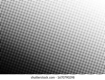 Dots Background. Grunge Modern Overlay. Fade Distressed Pattern. Black and White Backdrop. Vector illustration