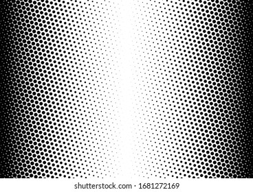 Dots Background. Grunge Overlay. Gradient Texture. Halftone Black and White Backdrop. Vector illustration