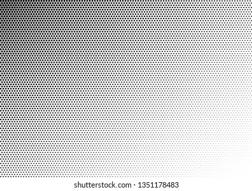 Dots Background. Grunge Pattern. Fade Monochrome Texture. Gradient Backdrop. Vector illustration