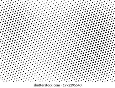Dots Background. Grunge Points Backdrop. Pop-art Pattern. Fade Texture. Vector illustration