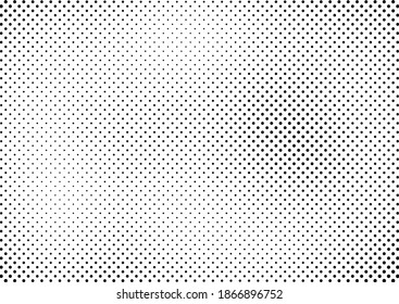 Dots Background. Grunge Points Pattern. Halftone Modern Backdrop. Monochrome Abstract Texture. Vector illustration