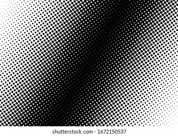 Dots Background. Grunge Vintage Overlay. Modern Monochrome Pattern. Black and White Texture. Vector illustration
